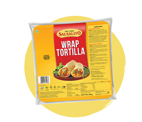 Salsalito Wrap Tortilla,348gm